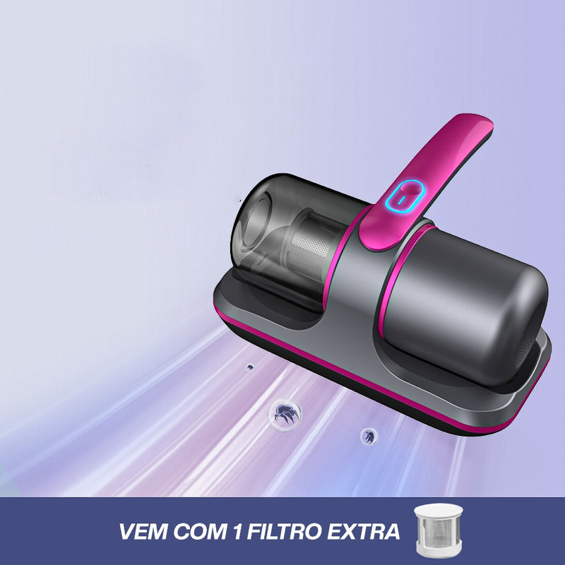 Aspirador De Pó Para Cama Removedor De Ácaro Sem Fio Portátil USB Recarregável - A588