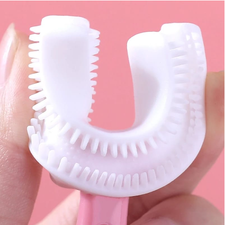 Escova Dental Macia Infantil 360° Em Forma De U